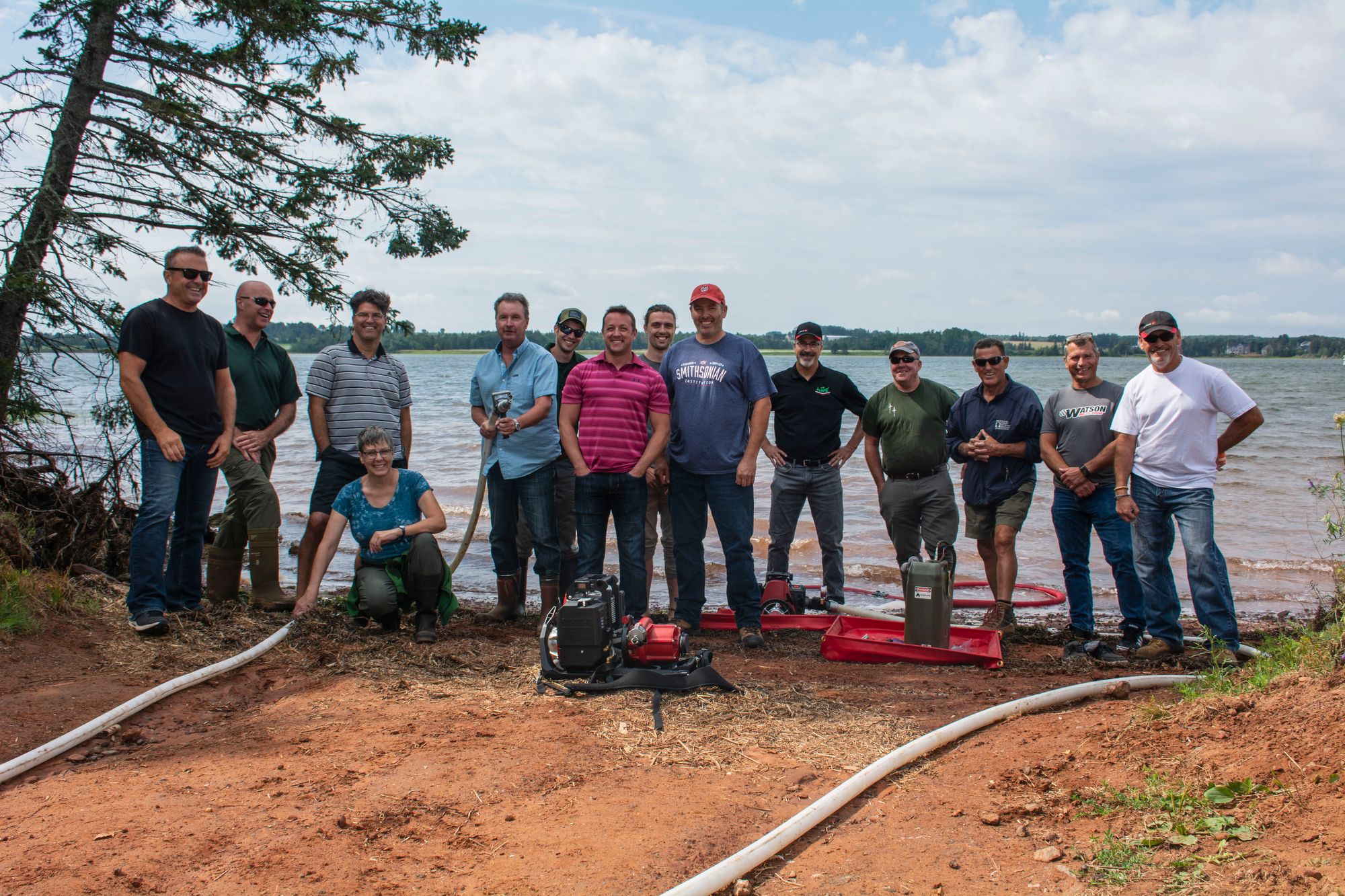 WATERAX with the PEI Wildfire Protection Team