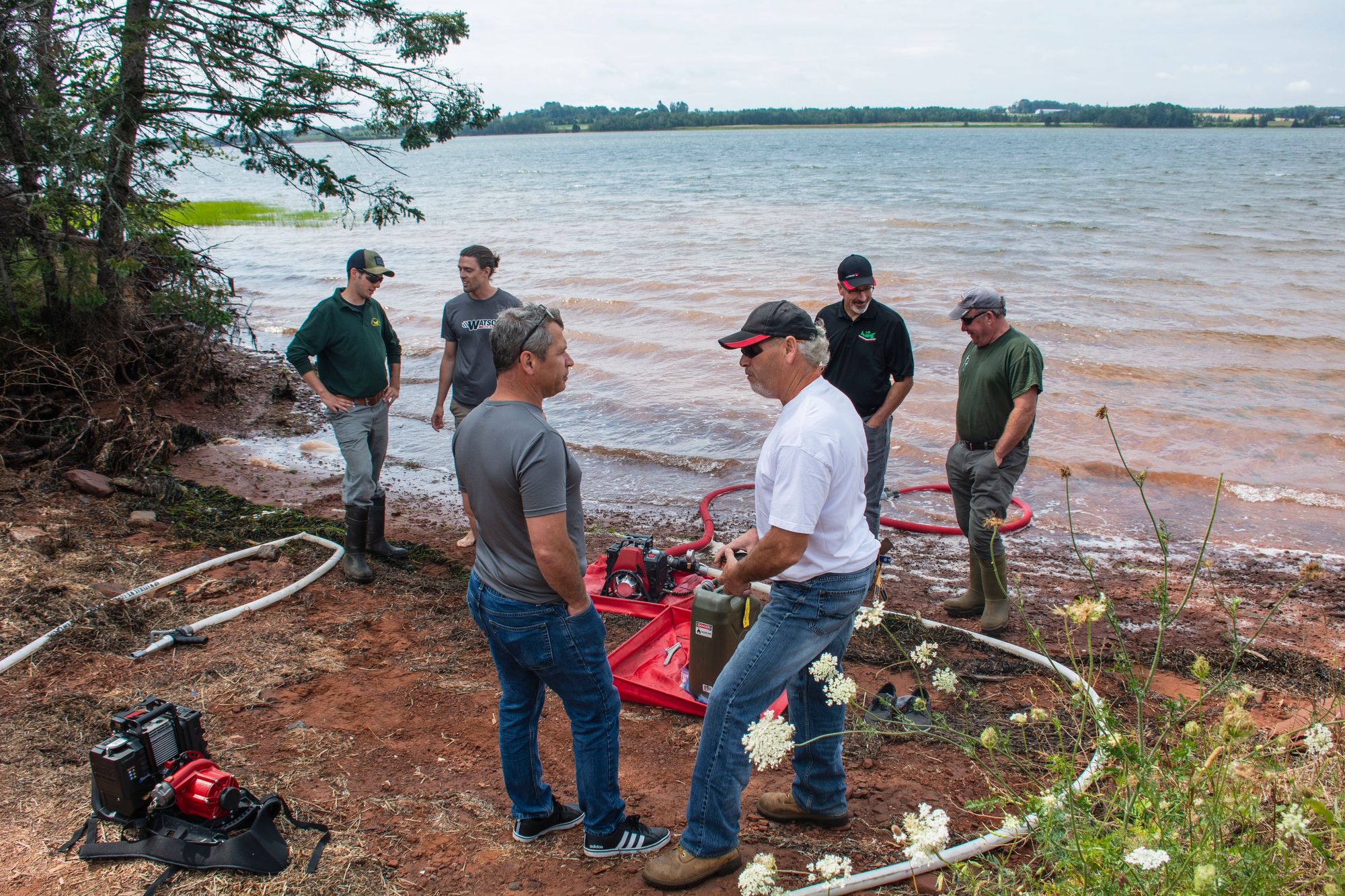 WATERAX with the PEI Wildfire Protection Team