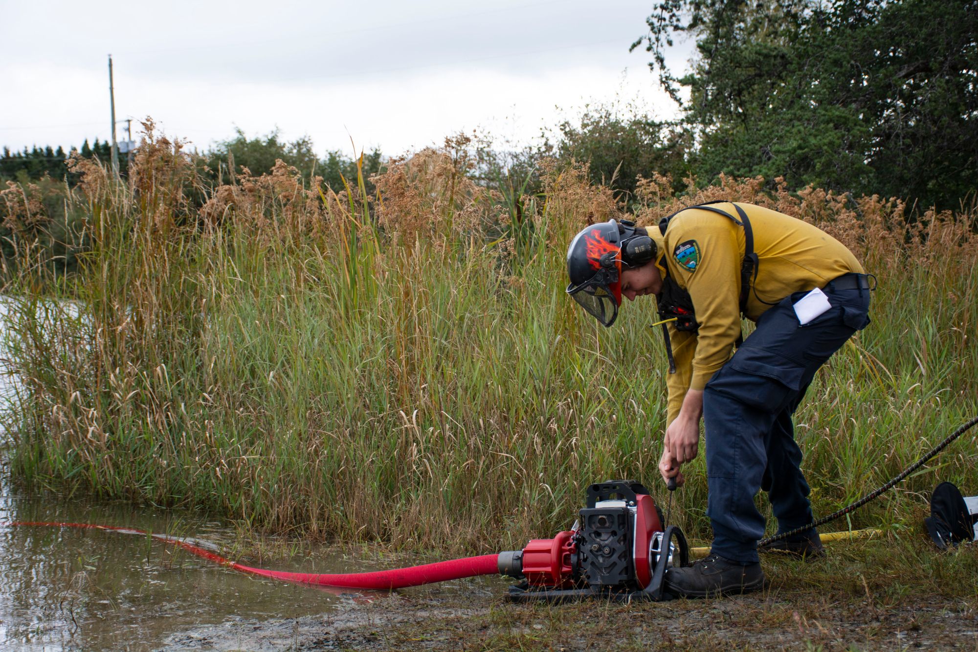 WATERAX at The Maritime College of Forest Technology’s Fire Lab in Fredericton, New Brunswick